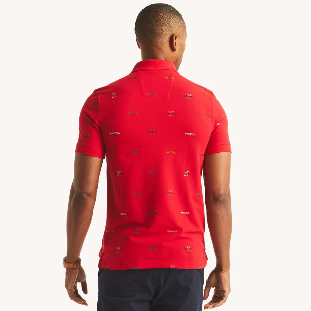 Nautica Classic Fit Printed Polo