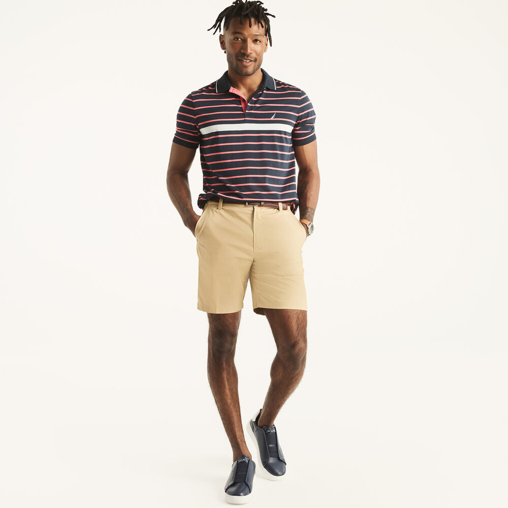 Nautica Navtech Striped Classic Fit Polo