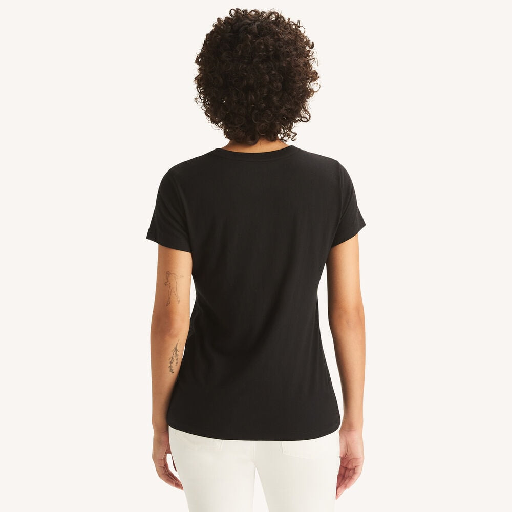 Náutica-Heritage Logo Glitter Graphic T-Shirt