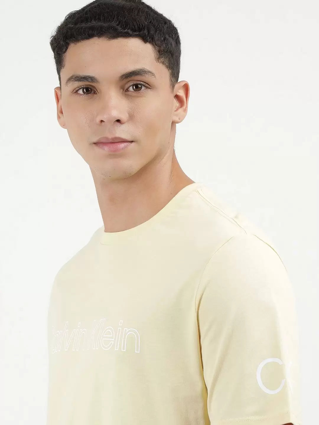 Calvin Klein Traveling Logo Crew Neck T-Shirt