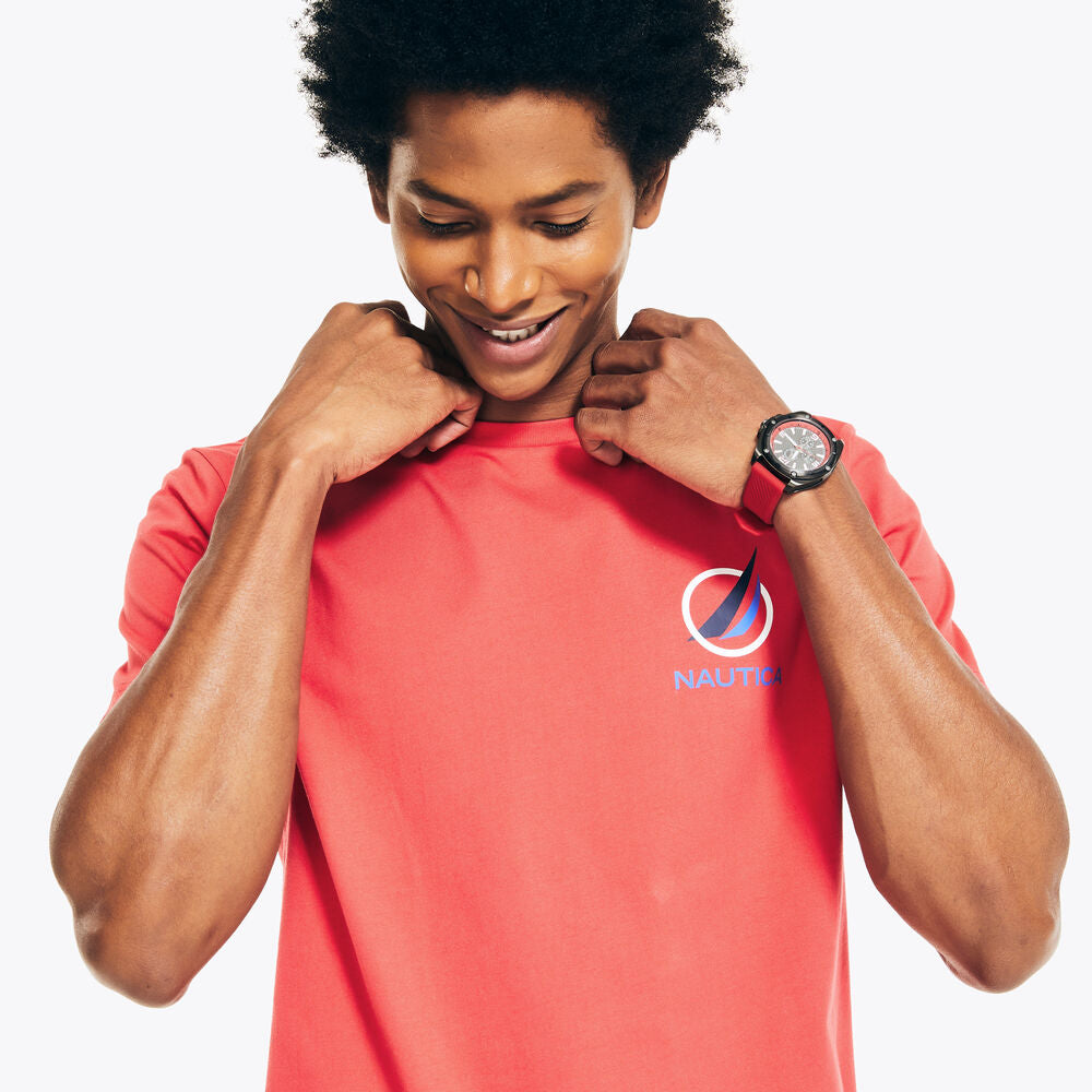 Nautica brand icon Crewneck T-Shirt
