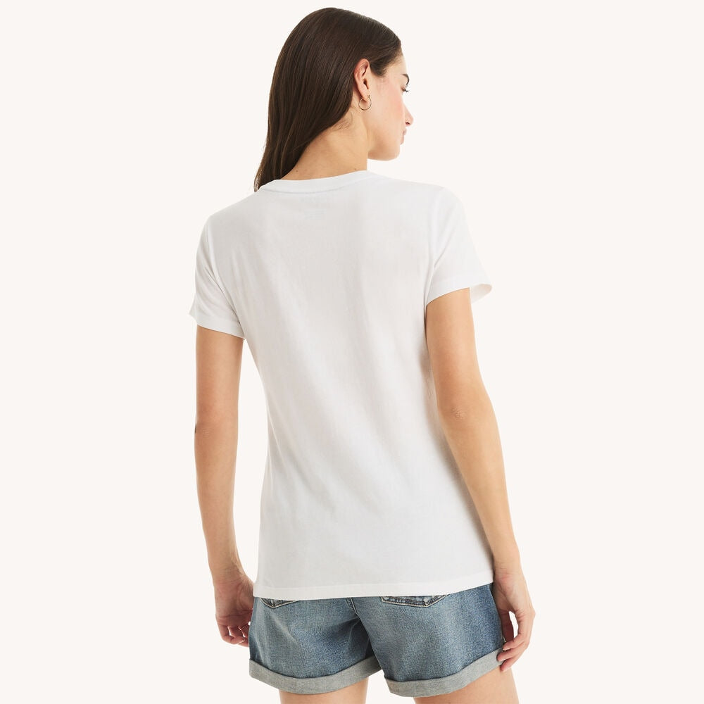 Náutica floral logo graphic t-shirt Women’s