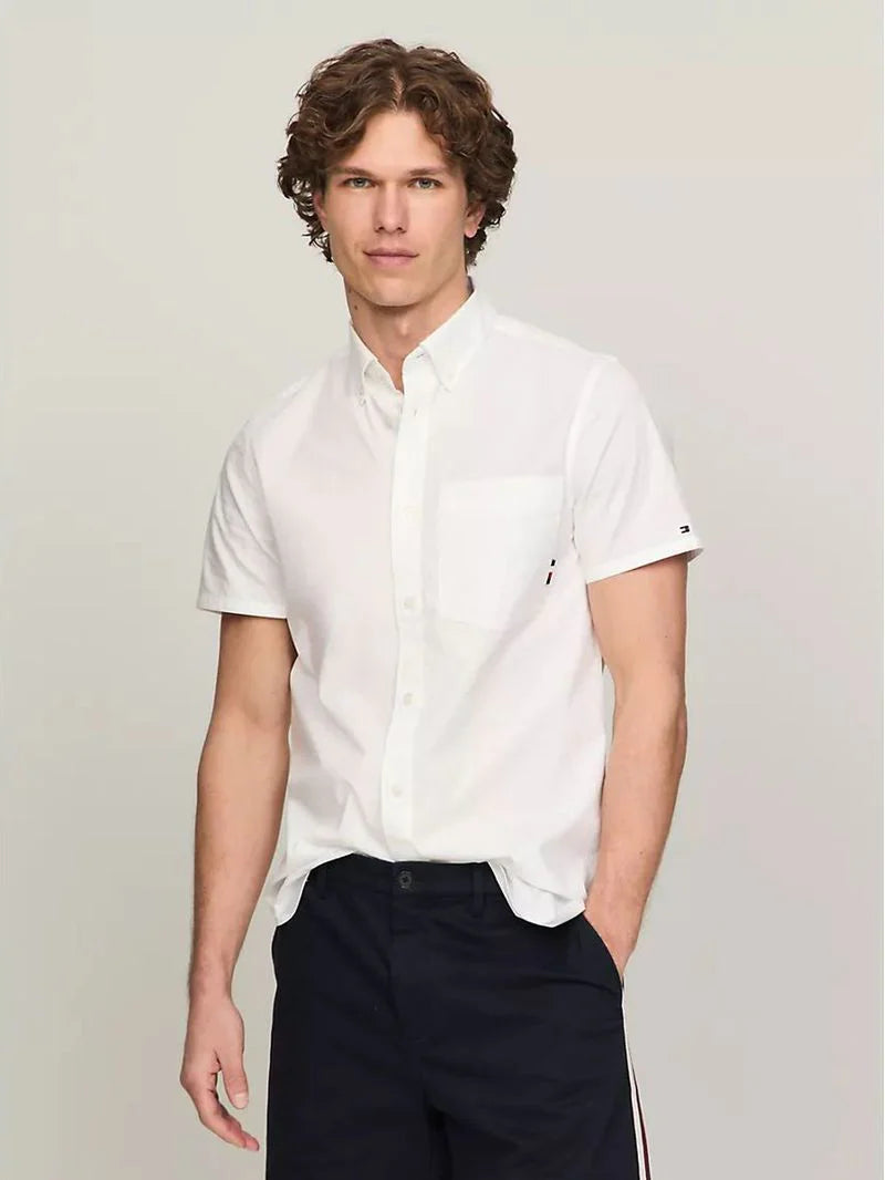 Tommy Hilfiger Slim Fit Short-Sleeve Poplin Shirt