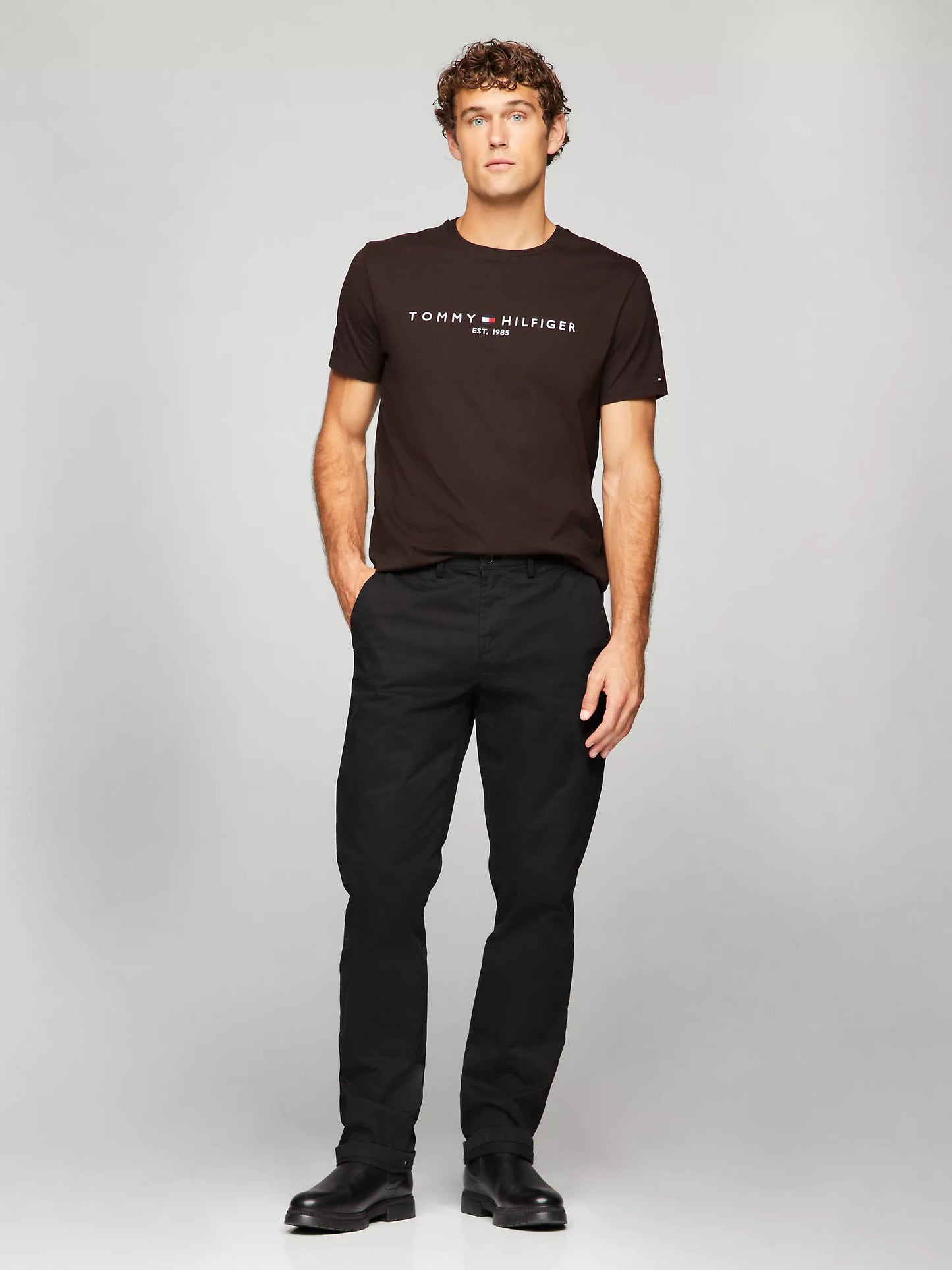 Tommy Hilfiger Embroidered Tommy Logo T-Shirt