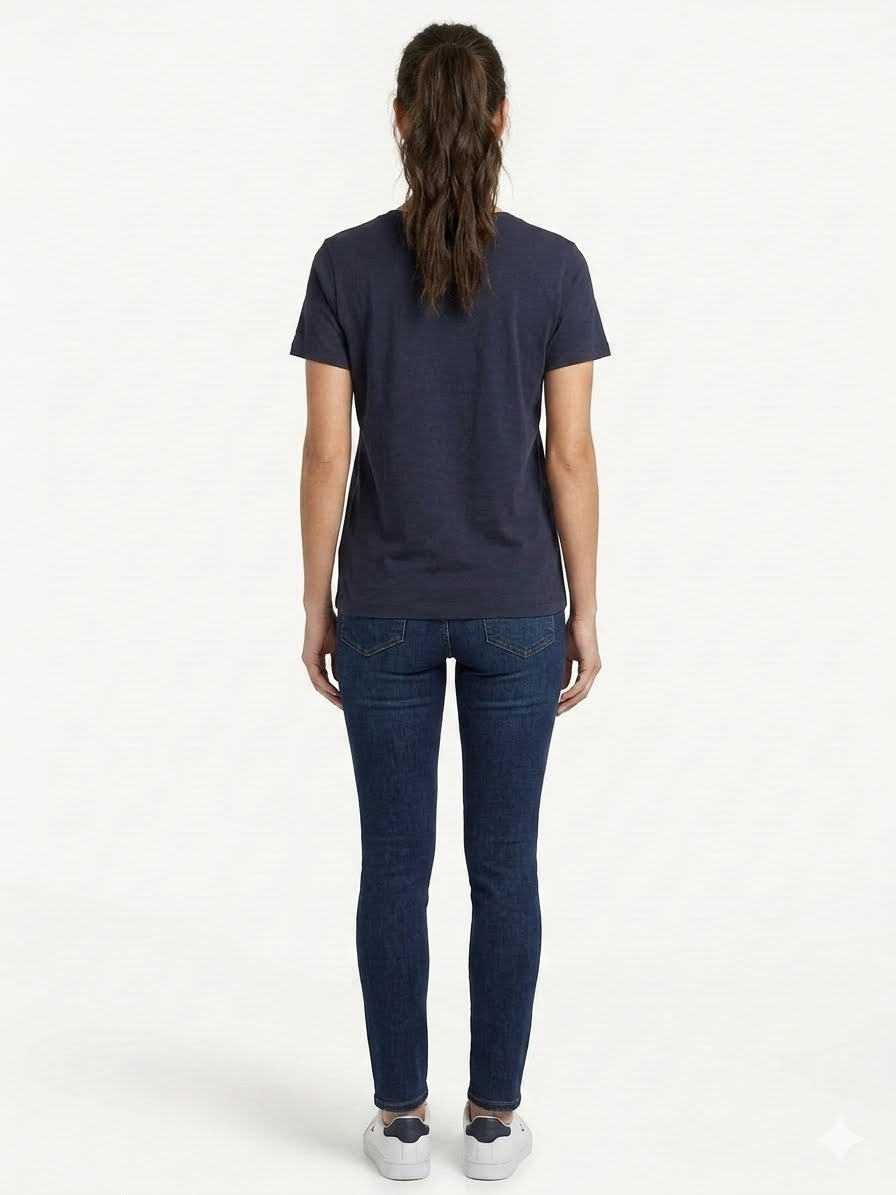 Tommy Hilfiger-Classic V-neck t-shirt for women from the Tommy Hilfiger brand