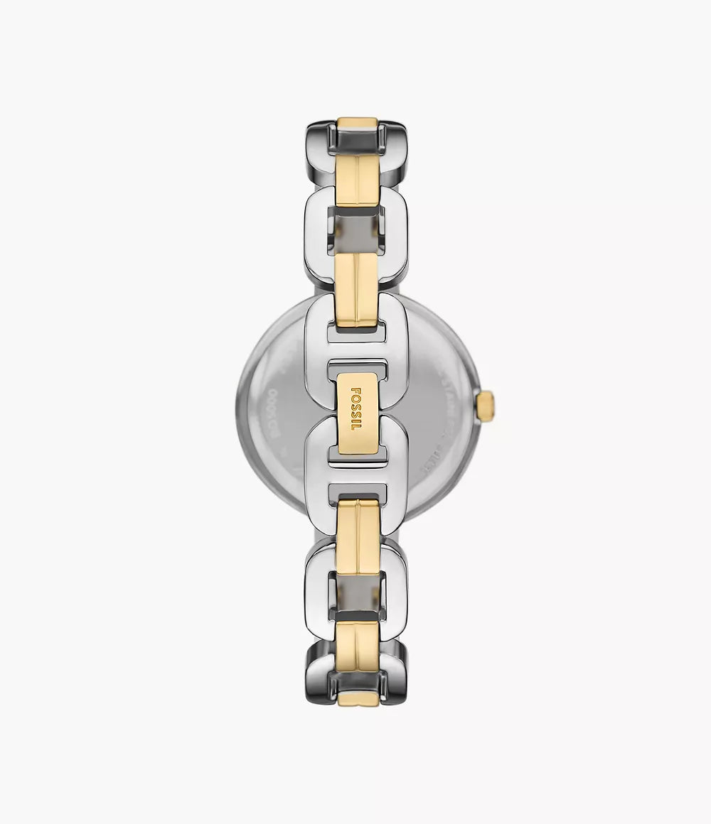 Fossil Kerrigan Three-Hand Bicolor Stainless Steel