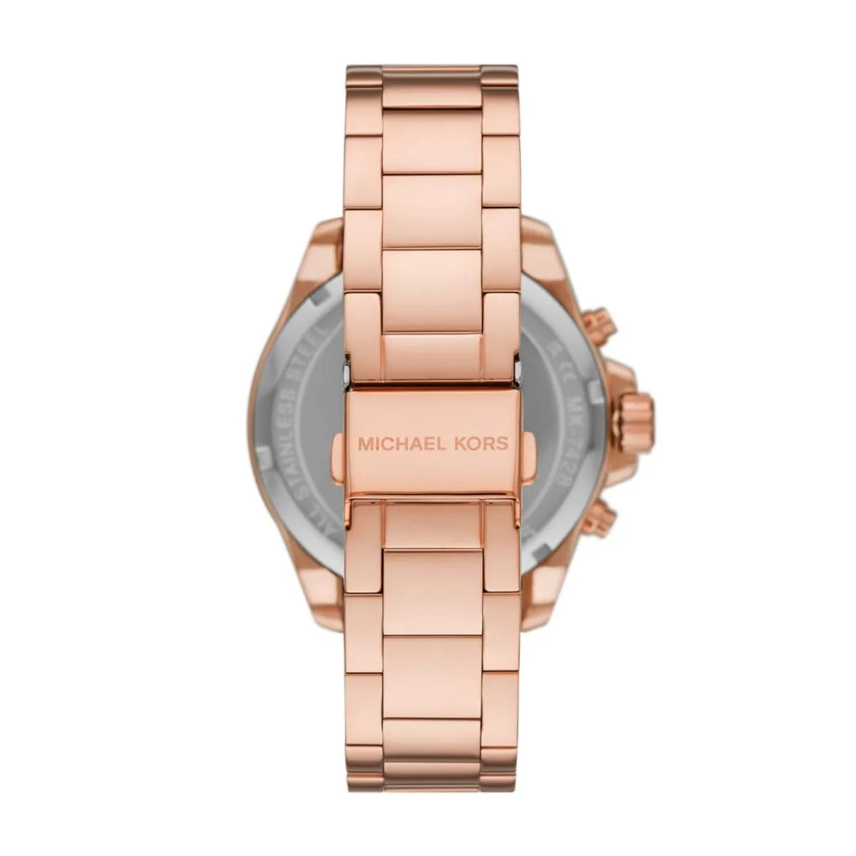 Michael Kors Stainless Steel Analog Rose Gold Dial Women Watch