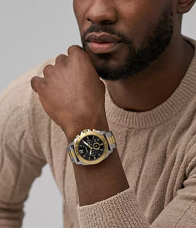 Fossil Privateer Chronograph Two-Tone Stainless Steel Watch