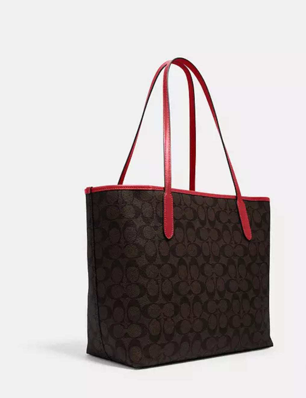 Coach City Tote In Signature Canvas
