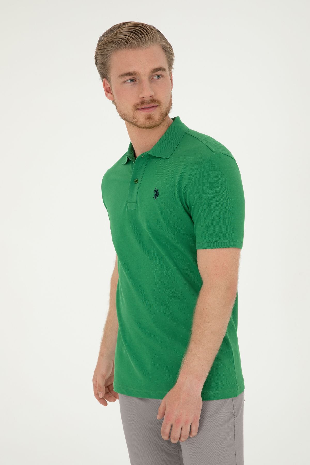 US Polo Assn Solid Slim Polo Shirt