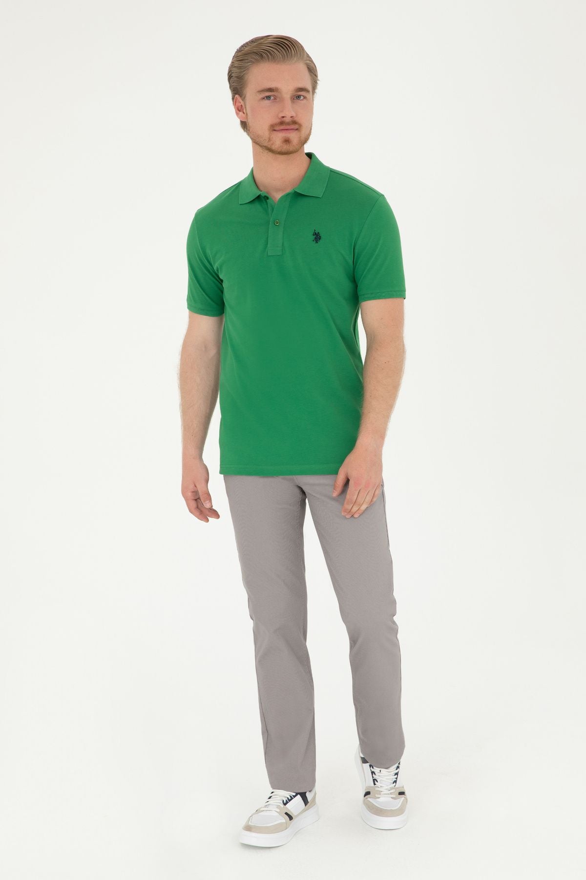 US Polo Assn Solid Slim Polo Shirt