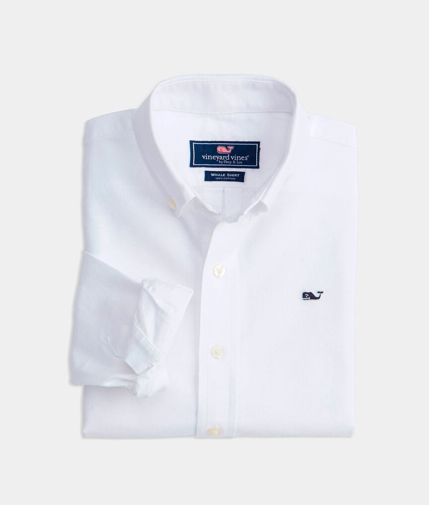 Vineyard Vines Boy's End Button Down Whale Shirt