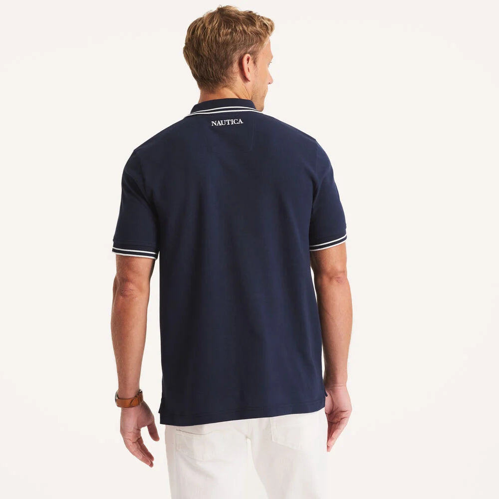 Nautica Classic Fit Colorblock Polo