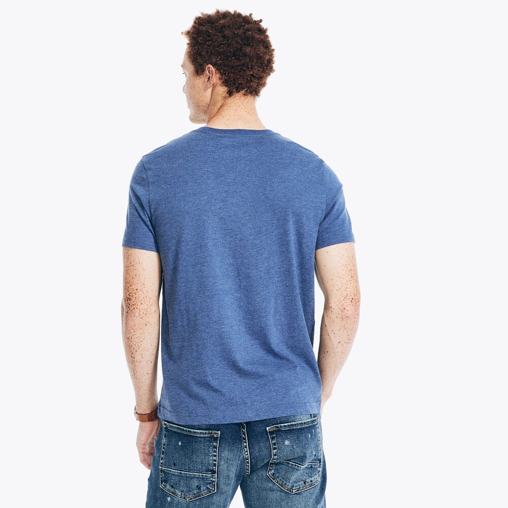 Nautica Heather Crewneck Deck T-Shirt