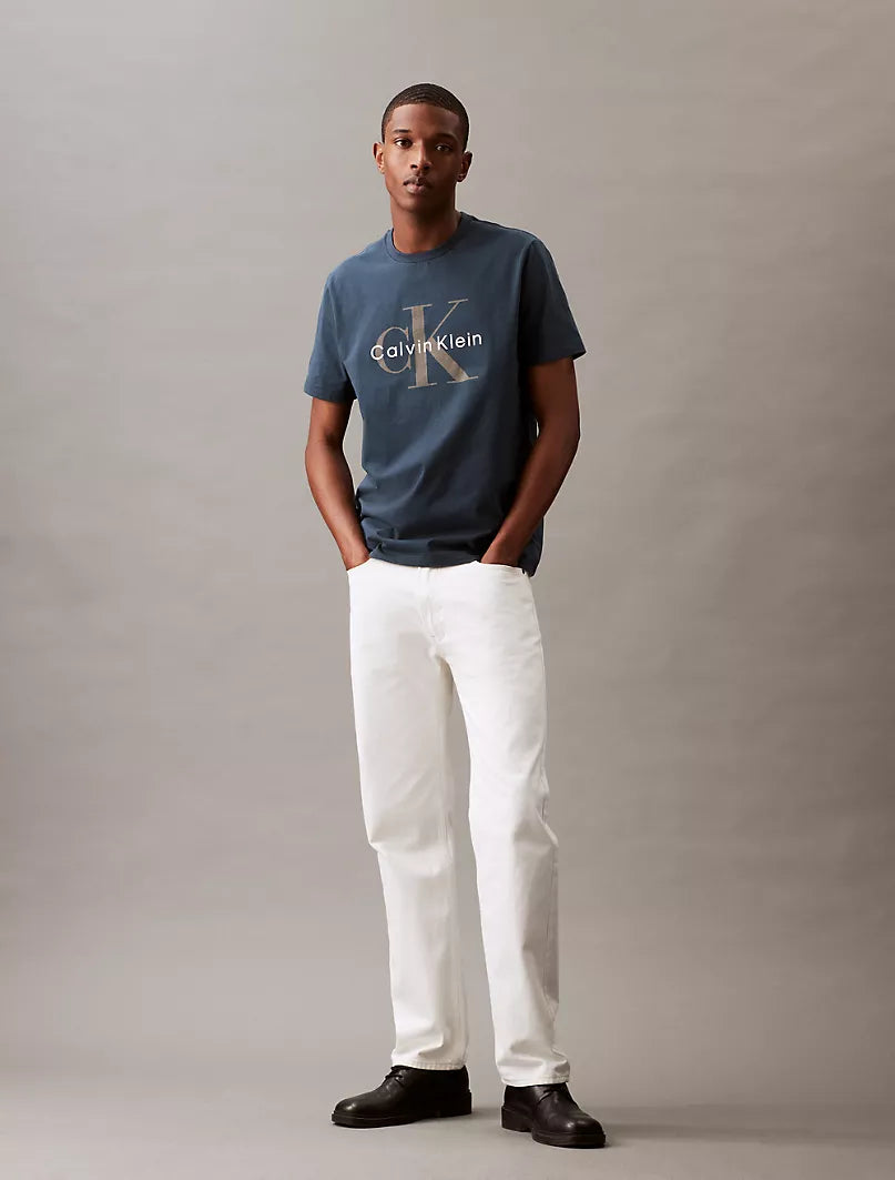 Calvin Klein Monogram Logo Crewneck T-Shirt