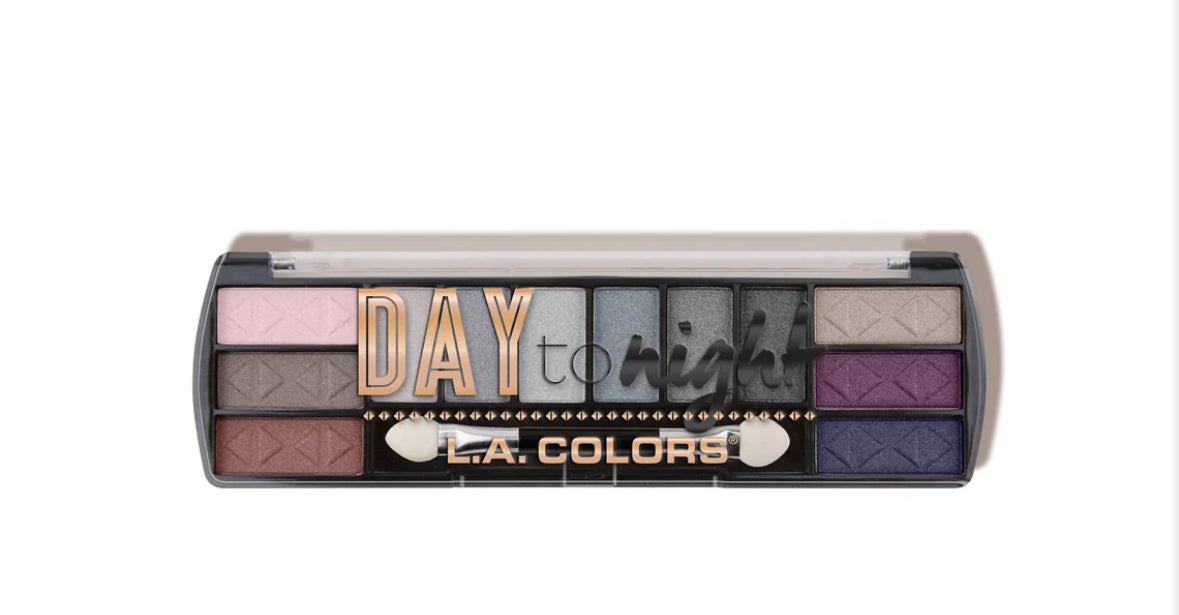L.A Colors Day To Night 12 Colors Eyeshadow Palette