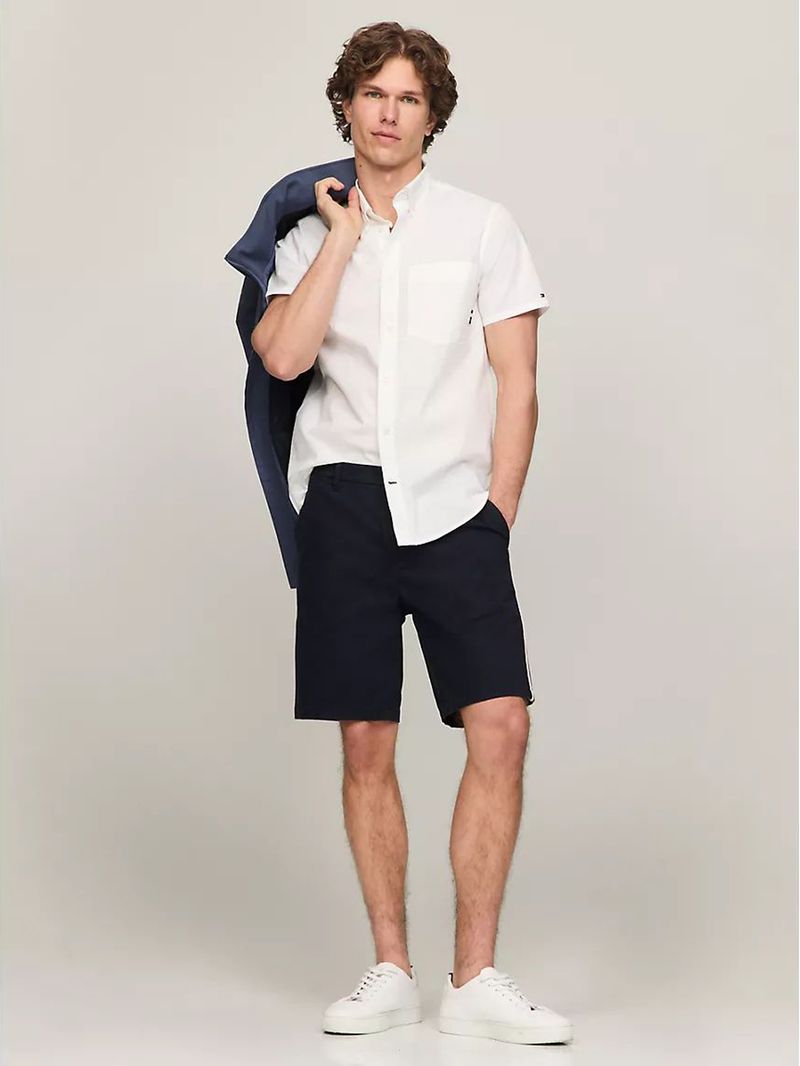Tommy Hilfiger Slim Fit Short Sleeve Poplin Shirt