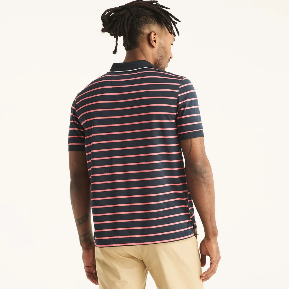 Nautica Navtech Striped Classic Fit Polo