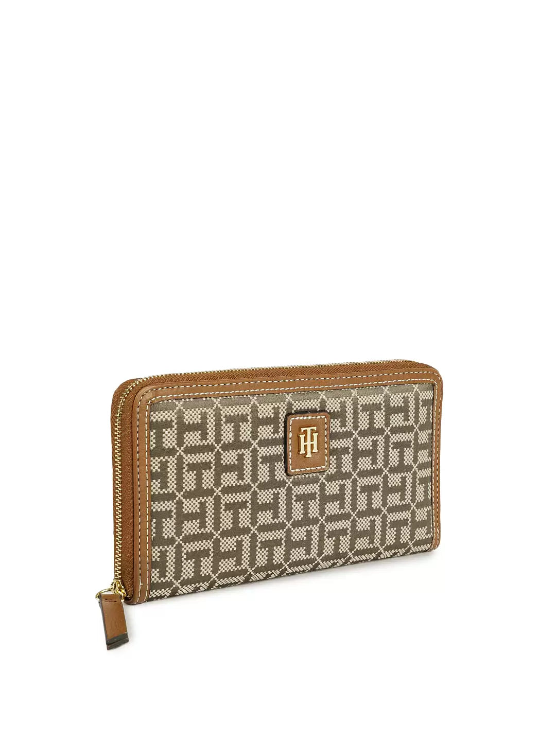 Tommy Hilfiger Women's Logo Striped Checkbook Wallet Clutch