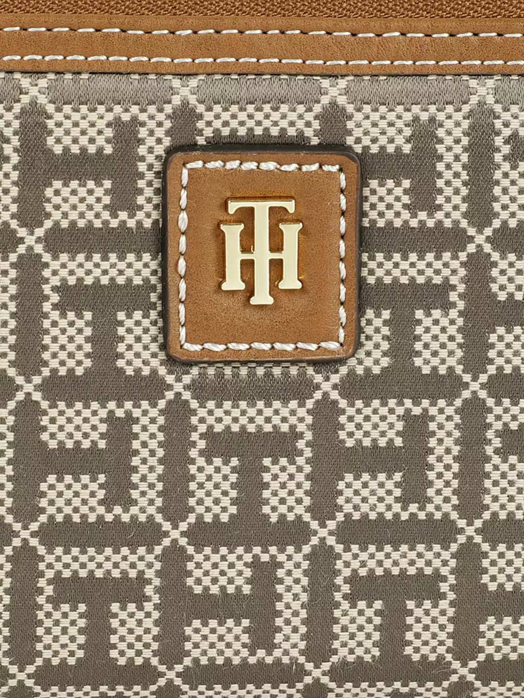 Tommy Hilfiger Women's Logo Striped Checkbook Wallet Clutch