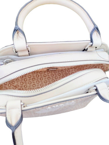 Guess-Bolsa Guess Factory Original Beige Strap Ajustable