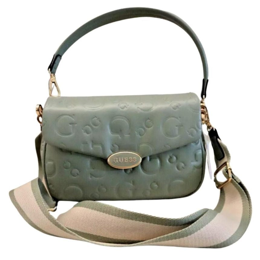 Guess-Cartera Doble Asa Guess Oakbank Mini – Verde