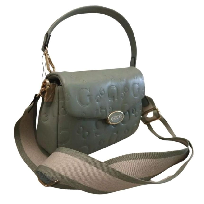 Guess-Cartera Doble Asa Guess Oakbank Mini – Verde