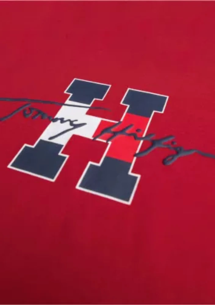 Tommy Hilfiger Boys 8-20 Script Logo Graphic T-Shirt