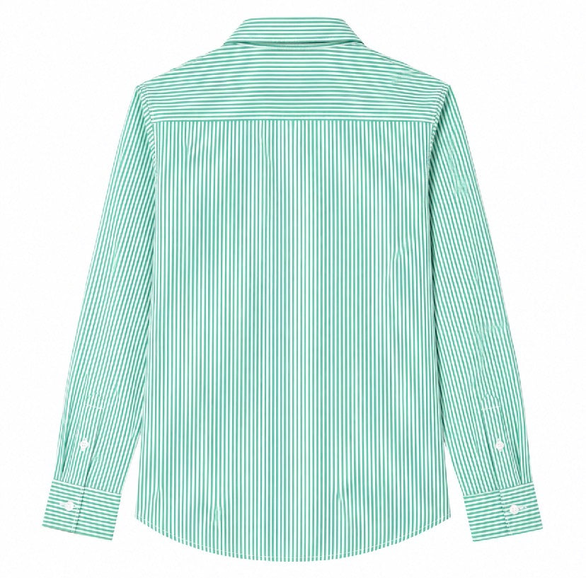U.S. Polo Assn green striped shirt Women’s