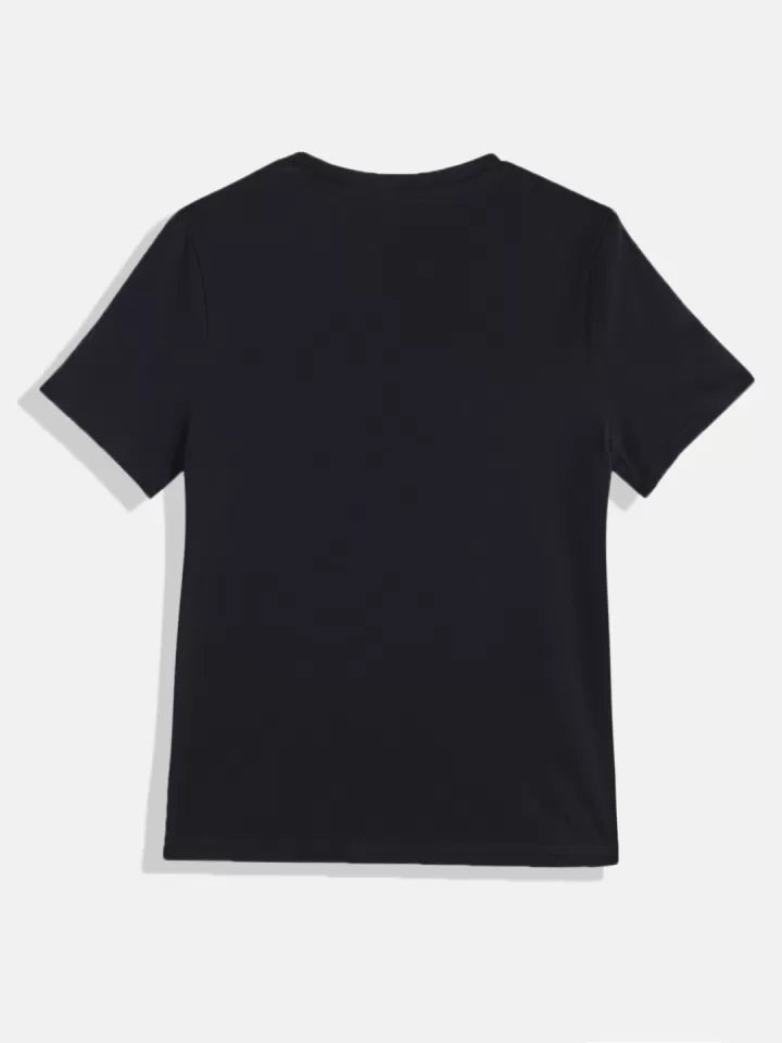 Tommy Hilfiger Brand Print Peplum Top
