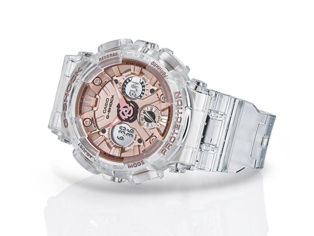 Casio G-Shock Quartz Analog-Digital Gold Dial Ladies Watch