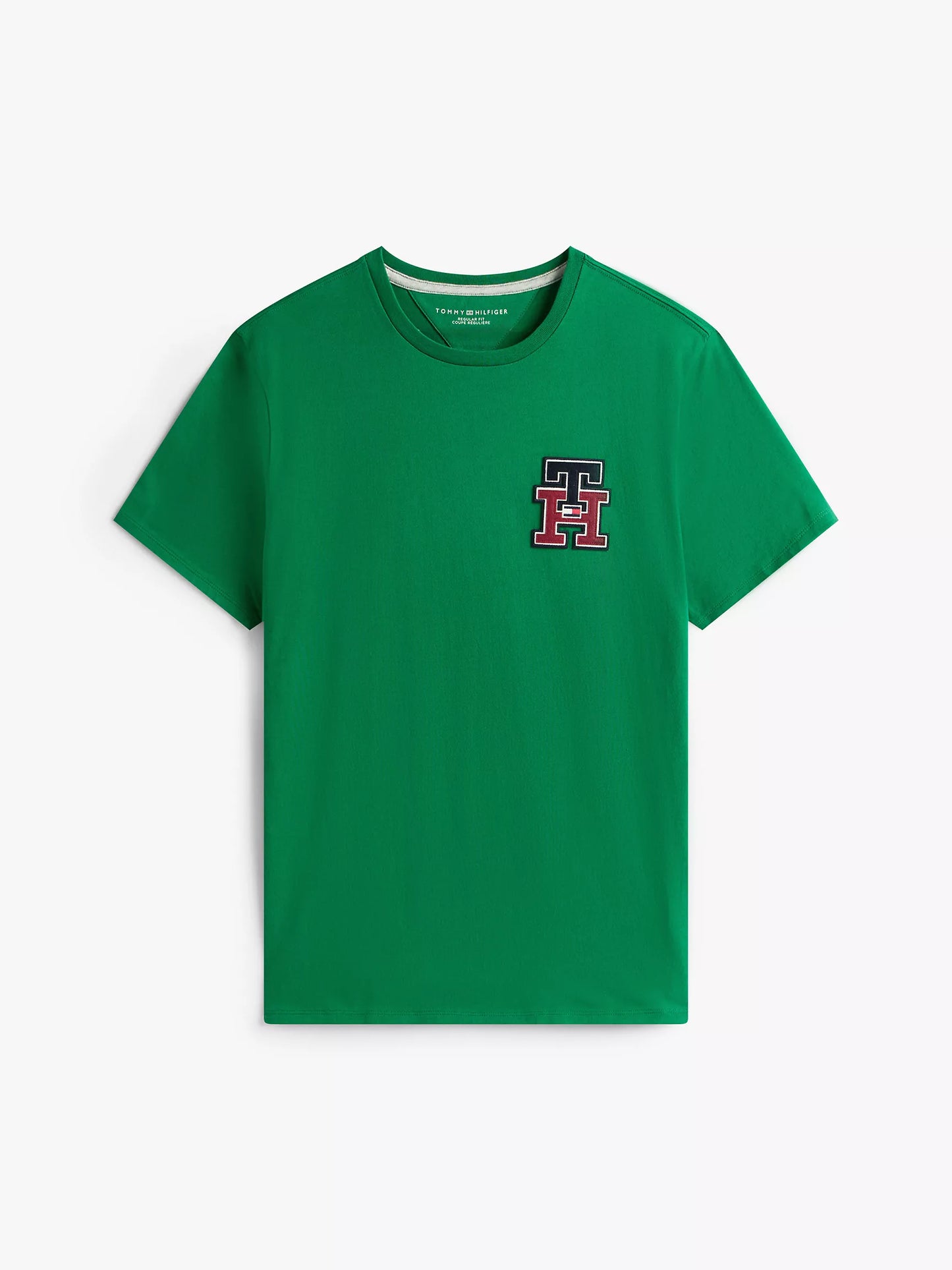 Tommy Hilfiger-Textured Monogram Logo T-Shirt