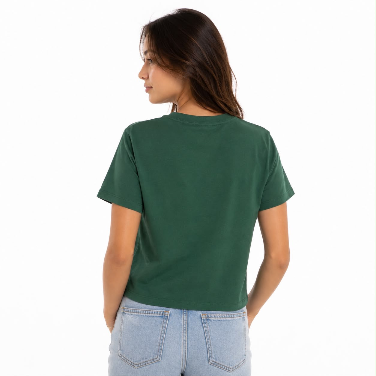 Calvin Klein green t-shirt stands out for its logo