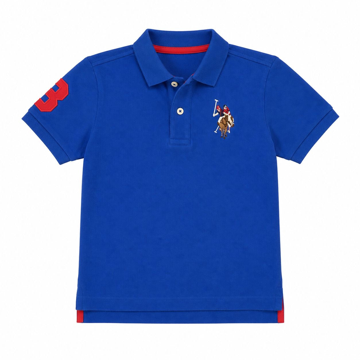 U.S. POLO ASSN-Classic blue polo shirt