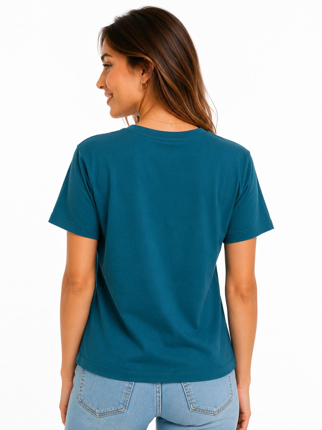 C&C CALIFORNIA-Dark blue green short-sleeved t-shirt