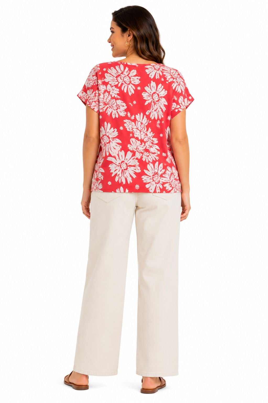 ECLA-Intense coral t-shirt