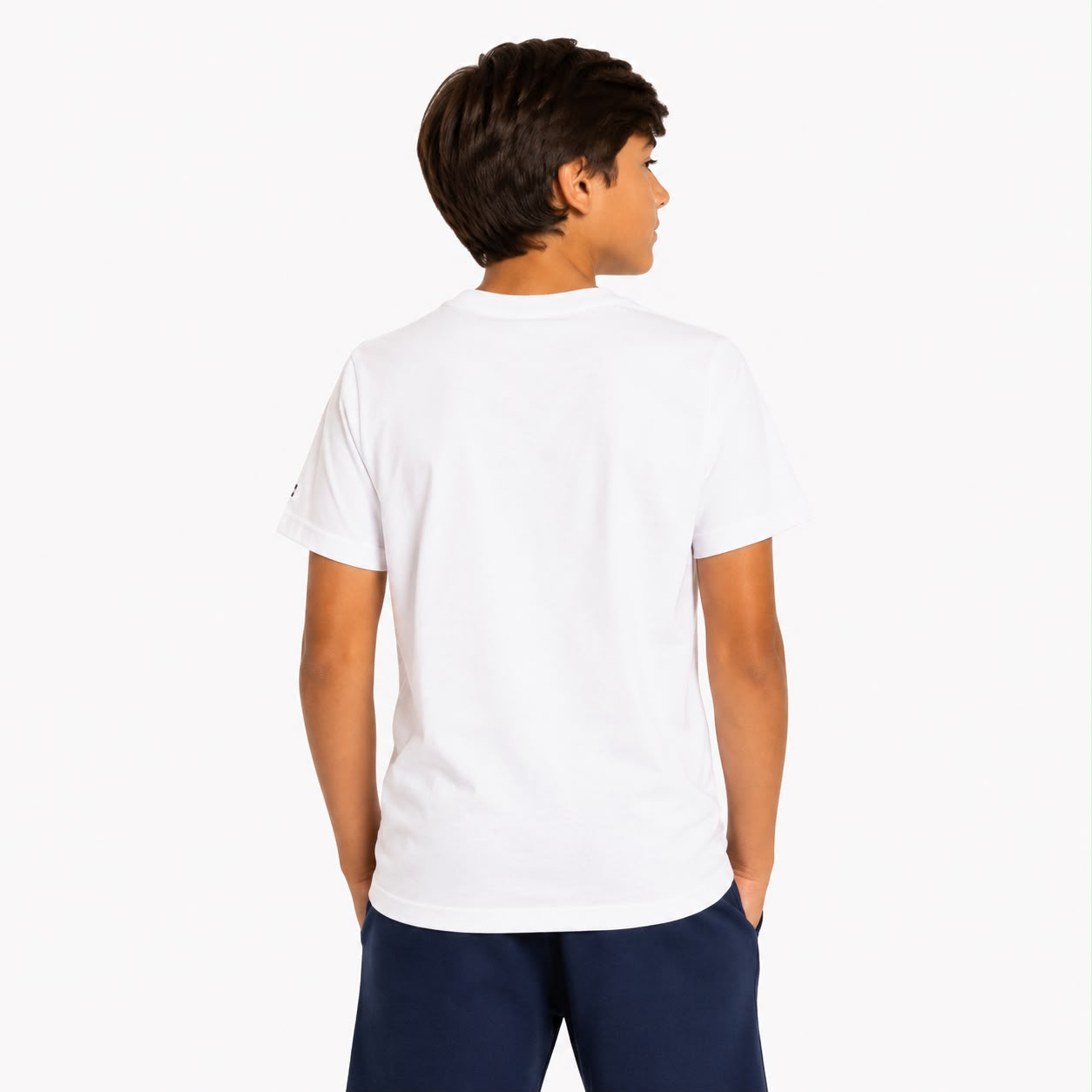 Tommy Hilfiger White round neck and short sleeve t-shirt