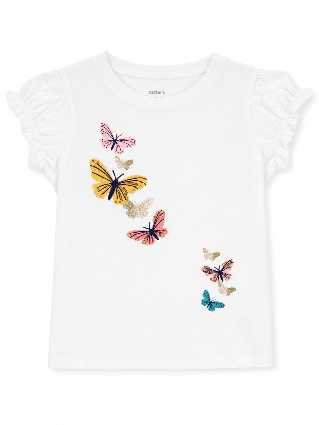 Carter's white t-shirt for girls