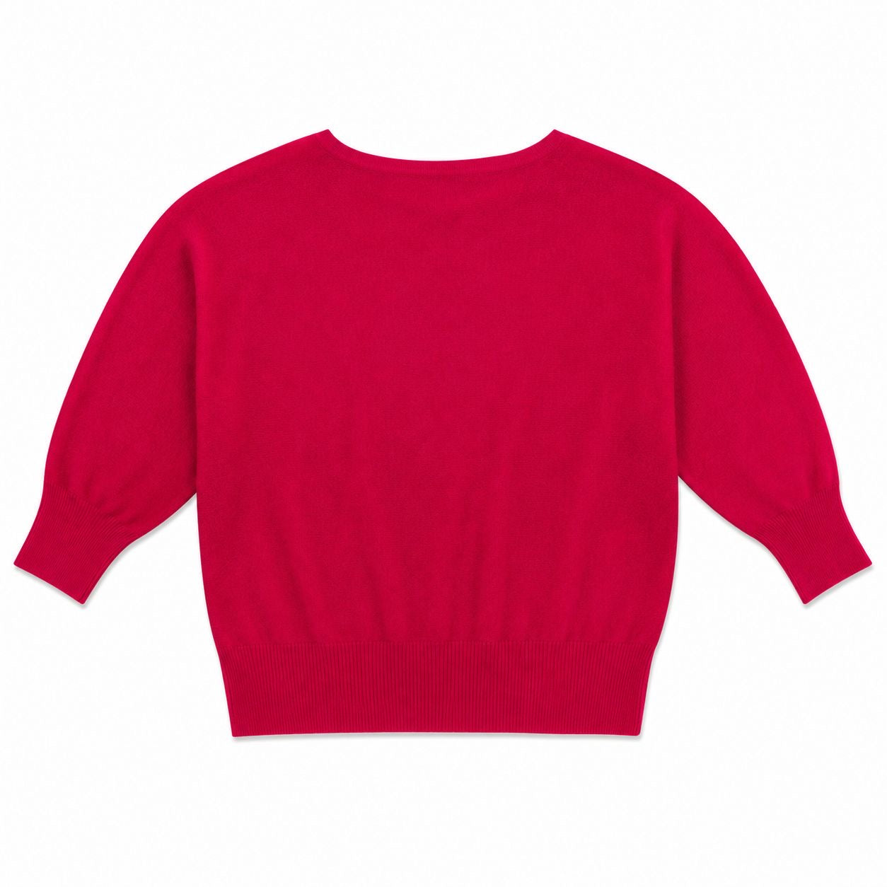 Love Scarlett knitted sweater in fuchsia color or "goji berry