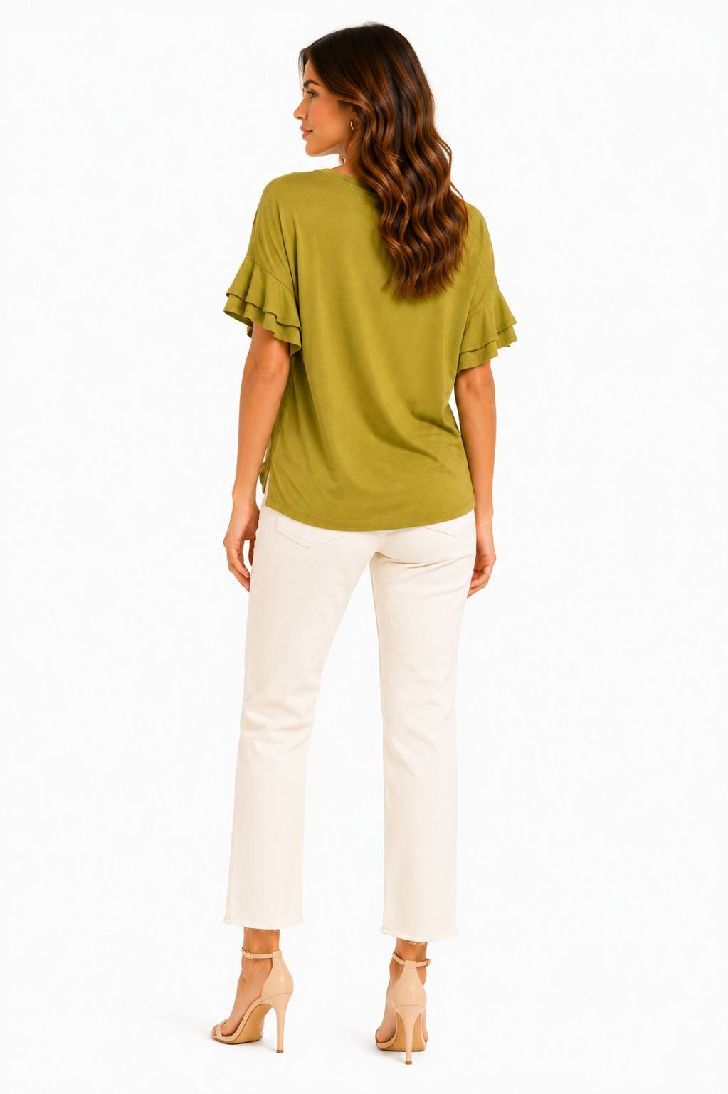 Michael Kors-Olive green short-sleeved t-shirt from the Michael Michael Kors brand