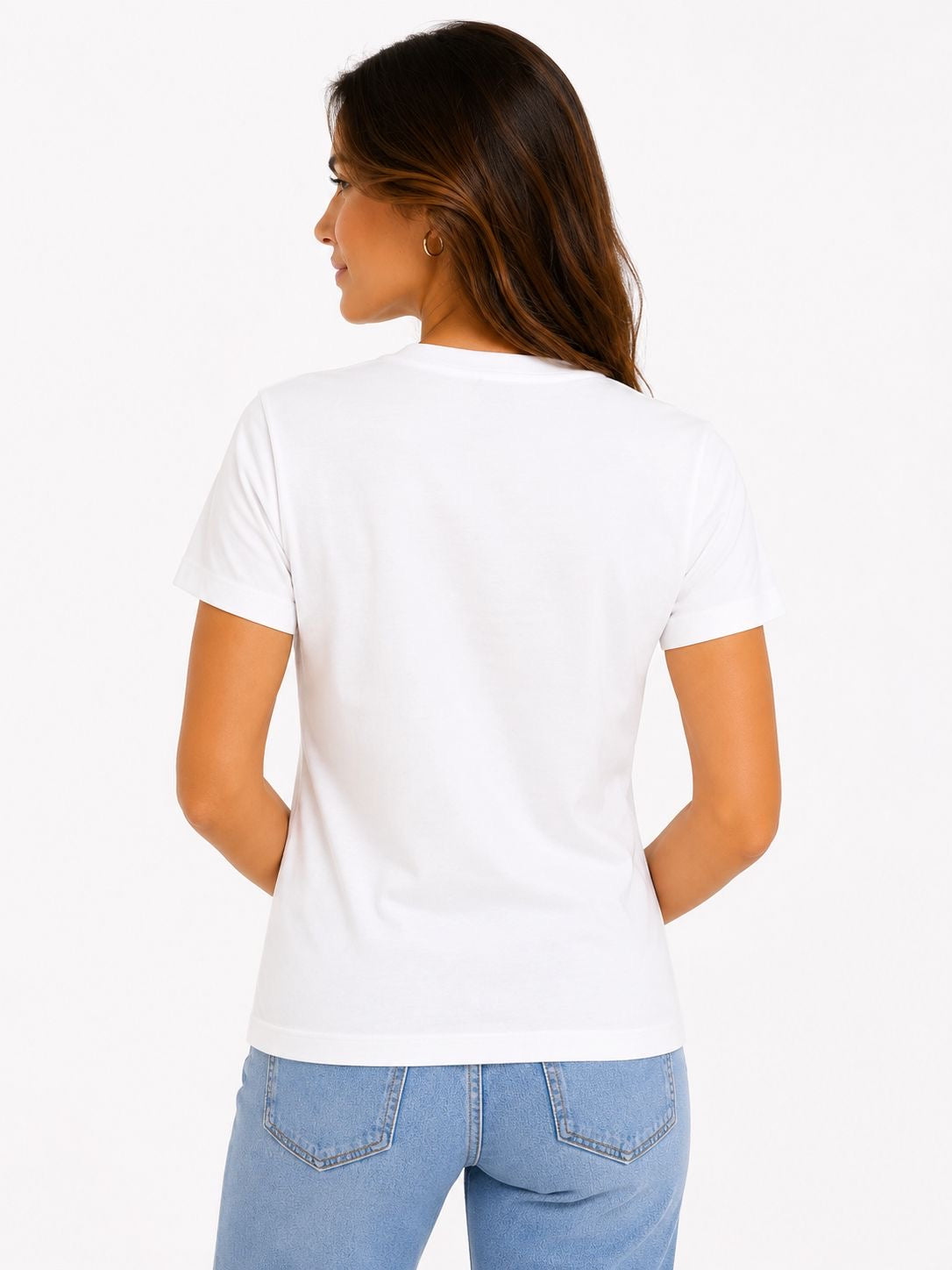 TOMMY HILFIGER-Bold Flag Logo Crewneck T-Shirt
