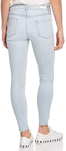 DKNY Womens Varick Mid Rise Skinny