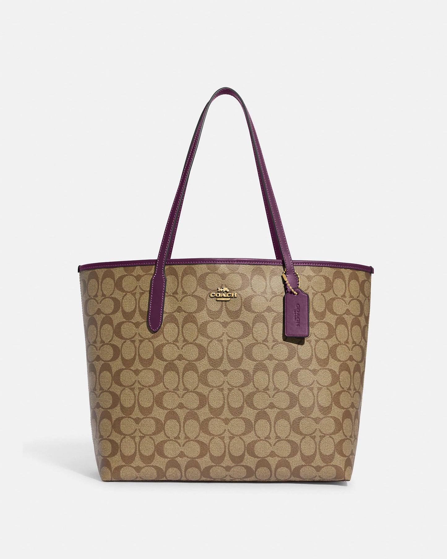 Coach City Tote Signature Leather Tote