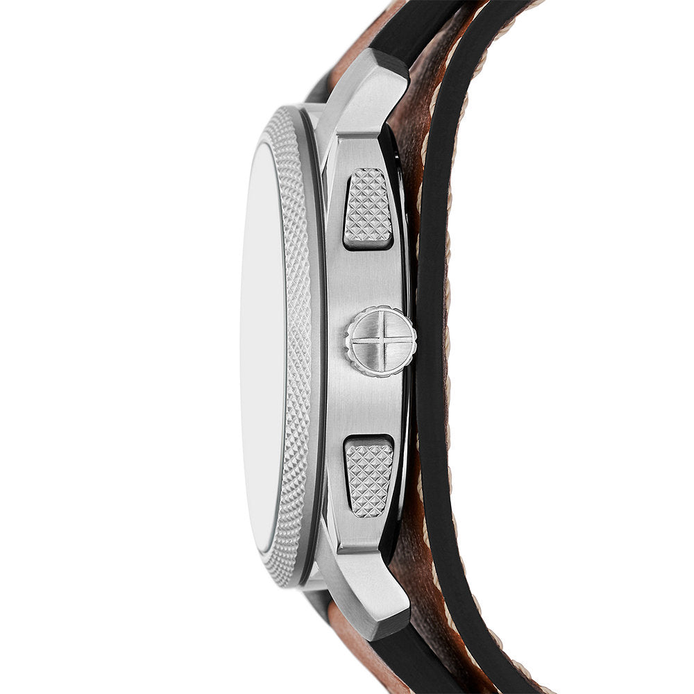 Fossil Machine Chronograph Tan Eco Leather Watch