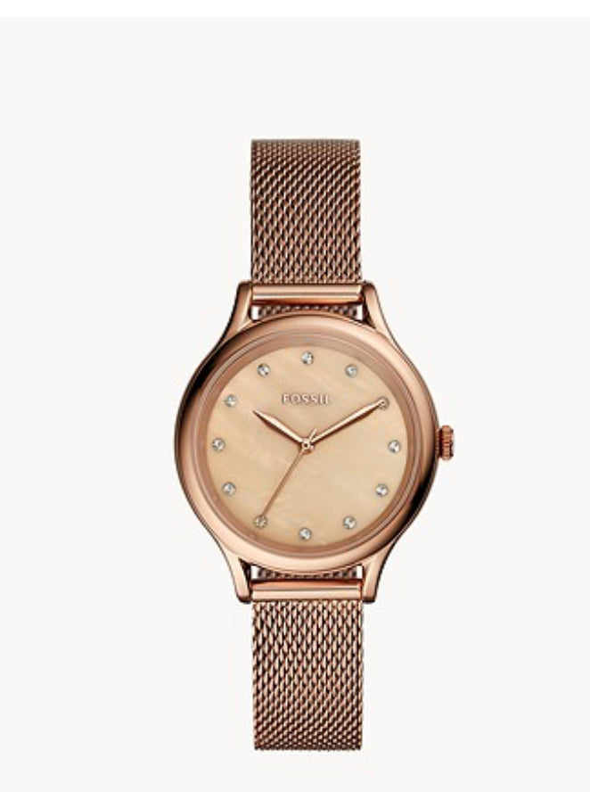 Fossil Laney Three-Hand Stainless Steel Watch