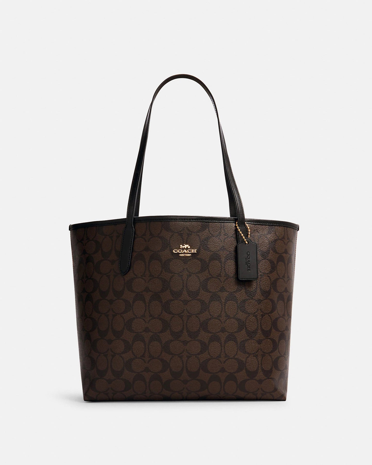 Coach City Tote Signature Leather Tote