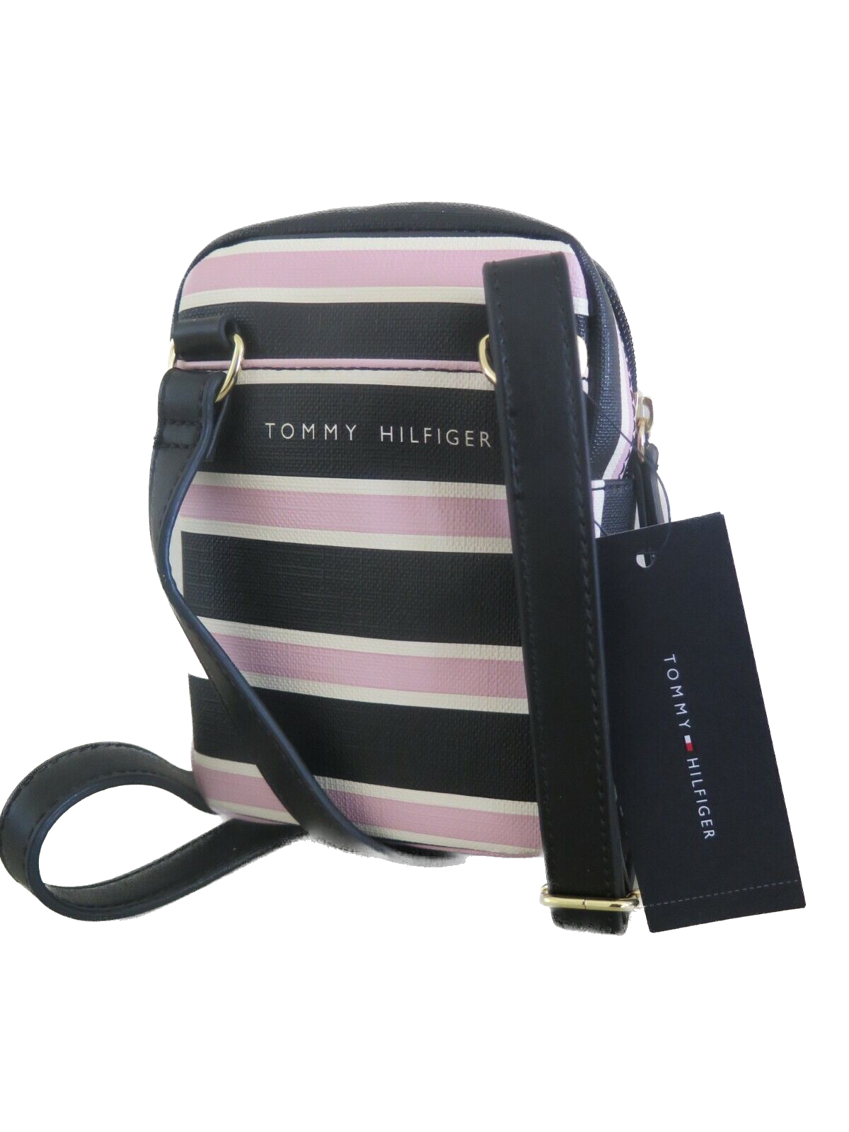 Tommy Hilfiger Leather Vinyl Crossbody Bag