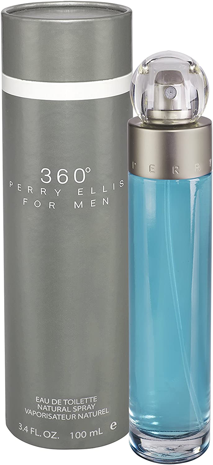 Perry Ellis 360 for Men, 3.4 Fl Oz , Gray