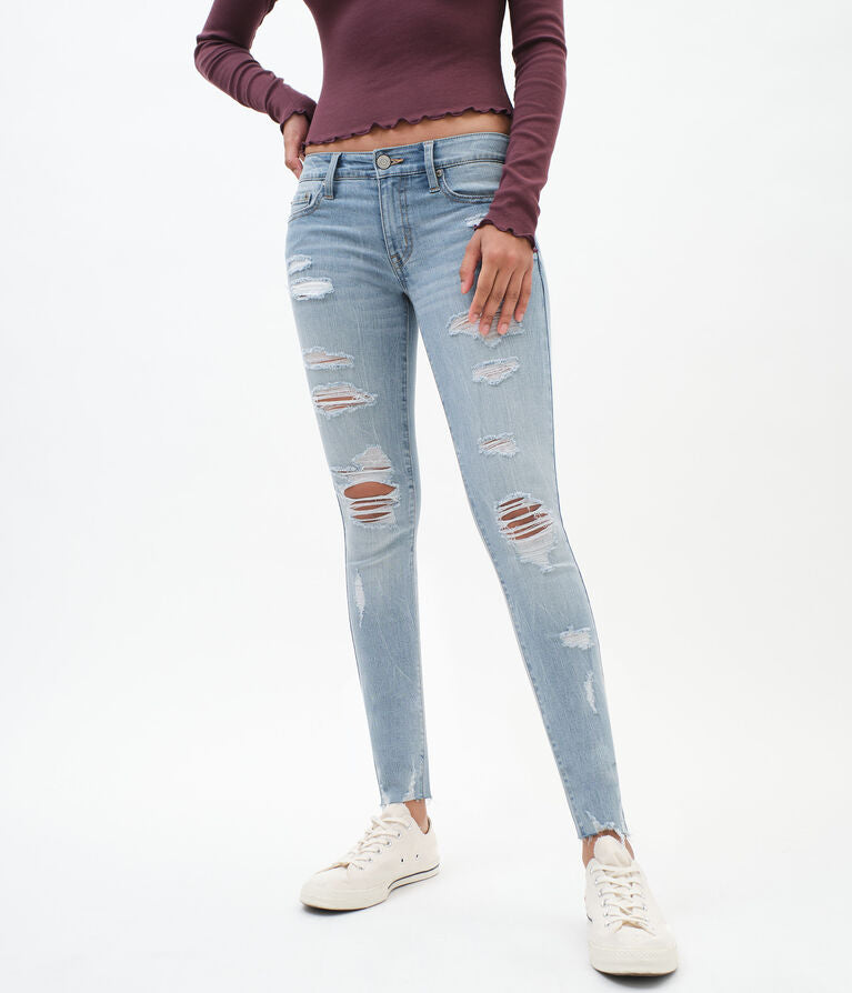 Aeropostale Premium Seriously Stretchy Low-Rise Jegging