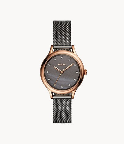 Fossil Laney Three-Hand Stainless Steel Watch